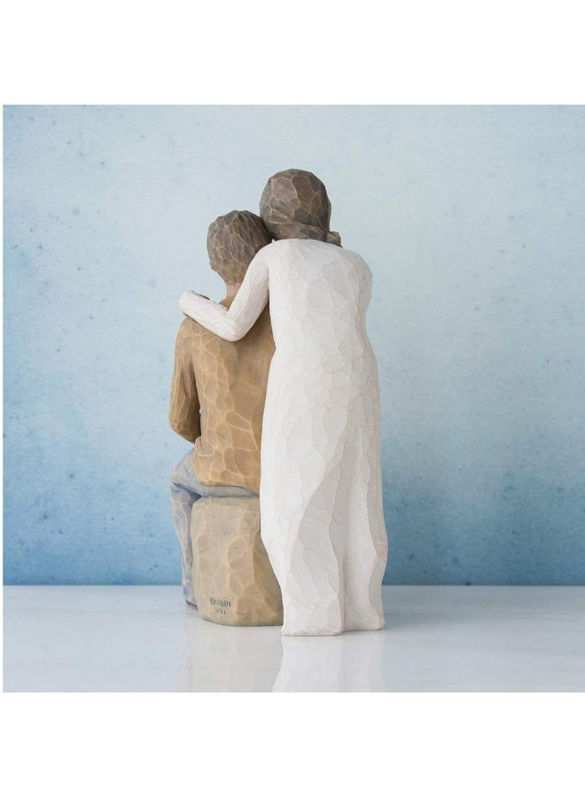 Willow Tree You and Me Darker Skin Tone  Hair Color Sculpted HandPainted Figure - Image 2