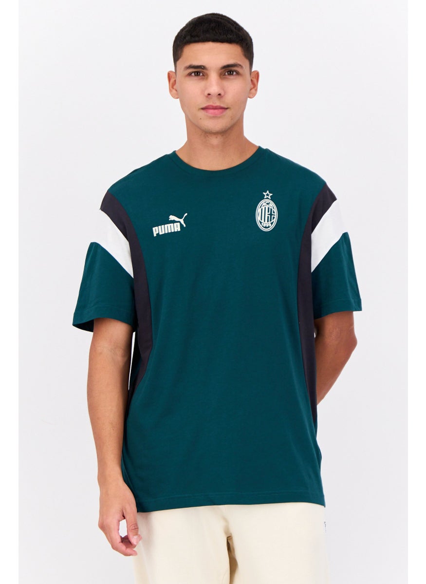 PUMA Men Sportswear Fit Short Sleeve Outdoor T Shier, Green  - Image 1