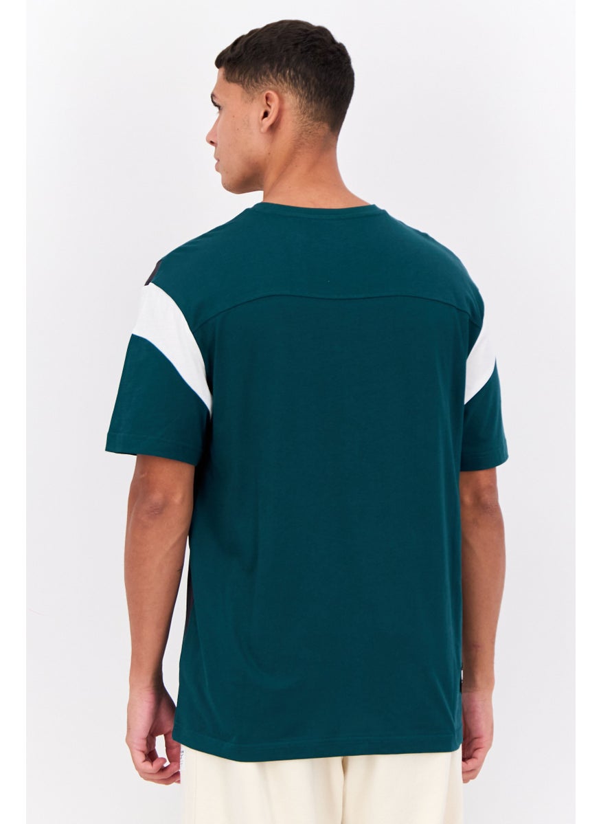 PUMA Men Sportswear Fit Short Sleeve Outdoor T Shier, Green  - Image 3
