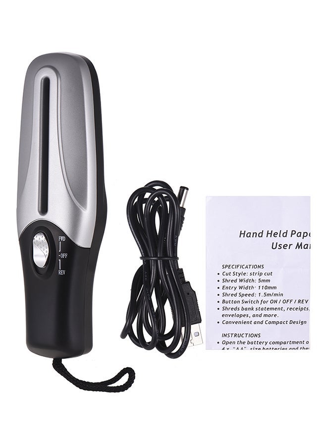 Shredder Cutter Strip Machine Silver - Image 1