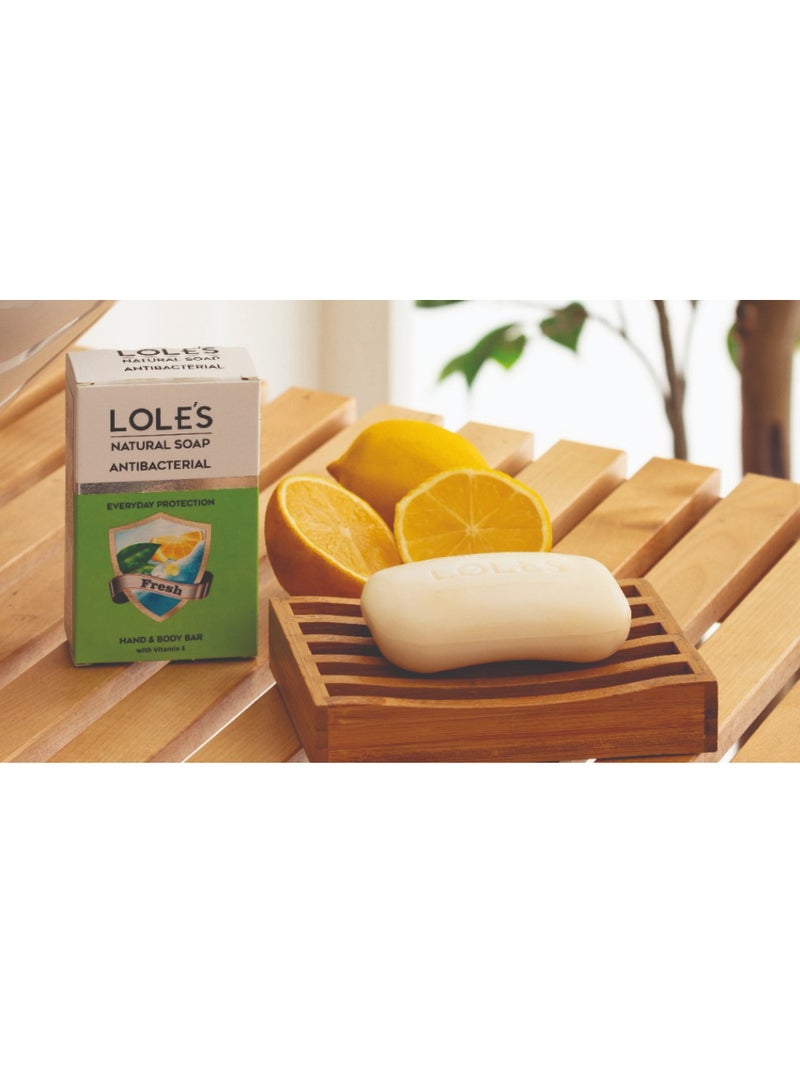 Lole's Antibacterial Hand & Body Fresh Soap with Vitamin E, 100g - Image 2