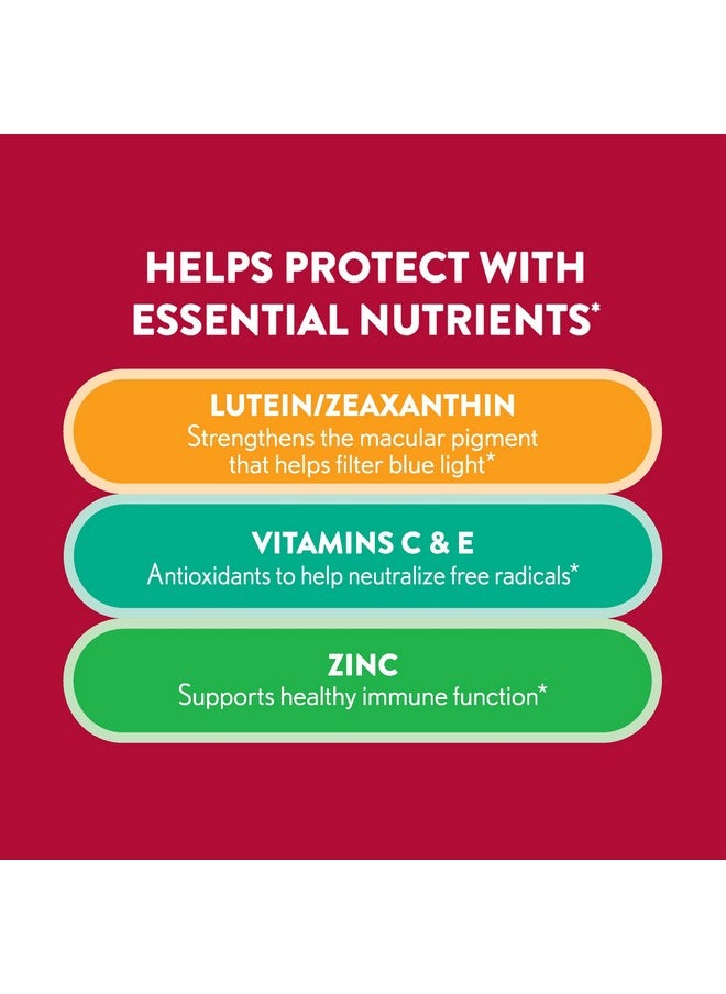 Ocuvite - Vitamin & Mineral Supplement For Eye Health Adult Gummies Contains Lutein & Zeaxanthin Bausch 60 Count - Image 1