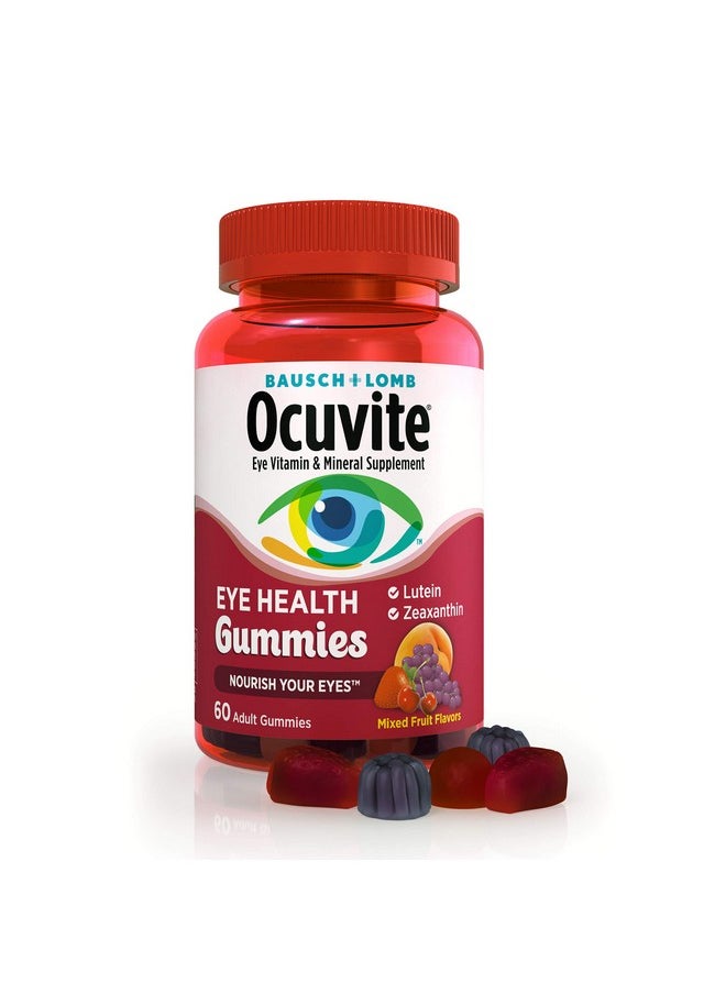 Ocuvite - Vitamin & Mineral Supplement For Eye Health Adult Gummies Contains Lutein & Zeaxanthin Bausch 60 Count - Image 1