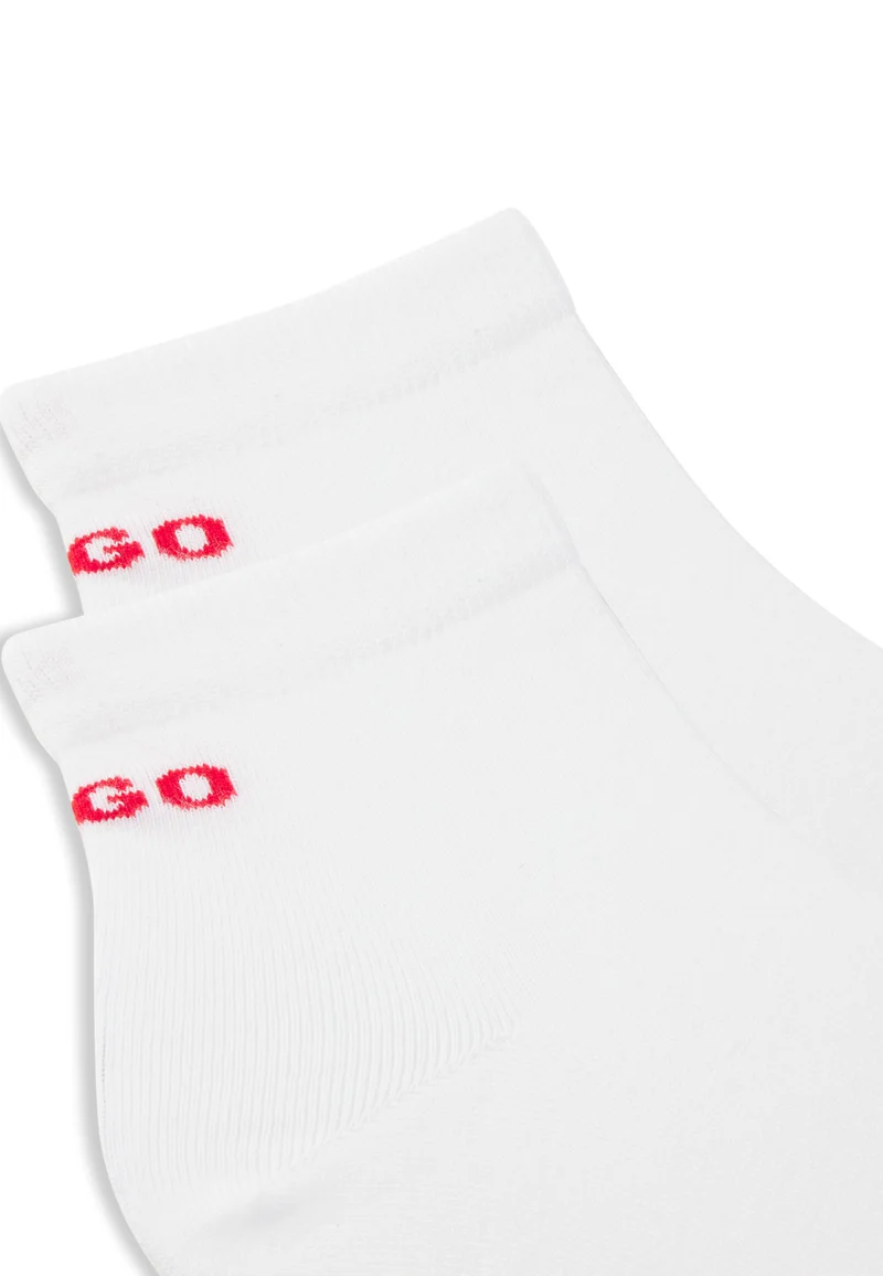 هوجو Two-pack of short cotton-blend socks