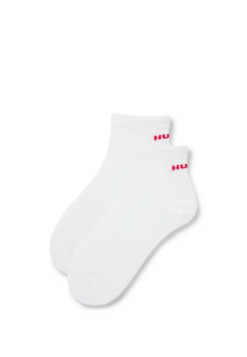 هوجو Two-pack of short cotton-blend socks