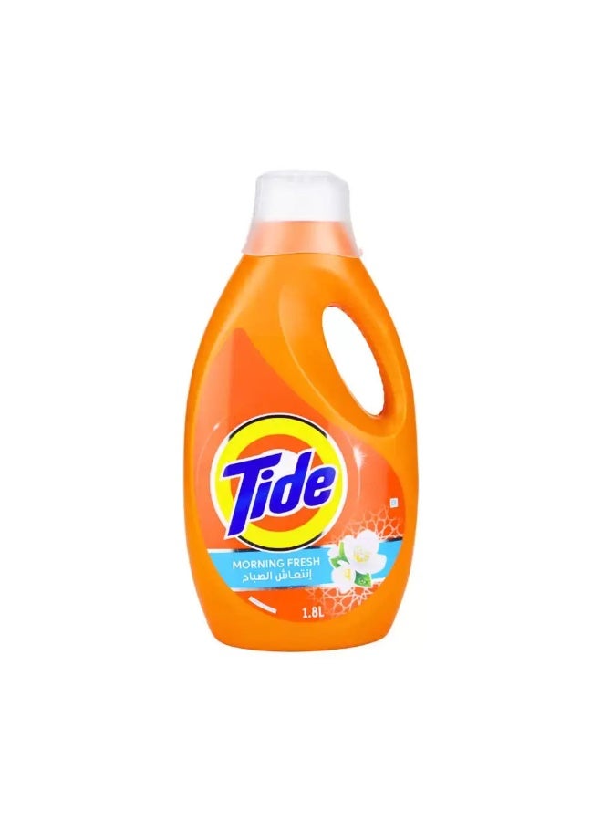 Tide مسحوق غسيل تايد مورننج فريش سائل أوتوماتيكي جل - 1.8 لتر - Image 1
