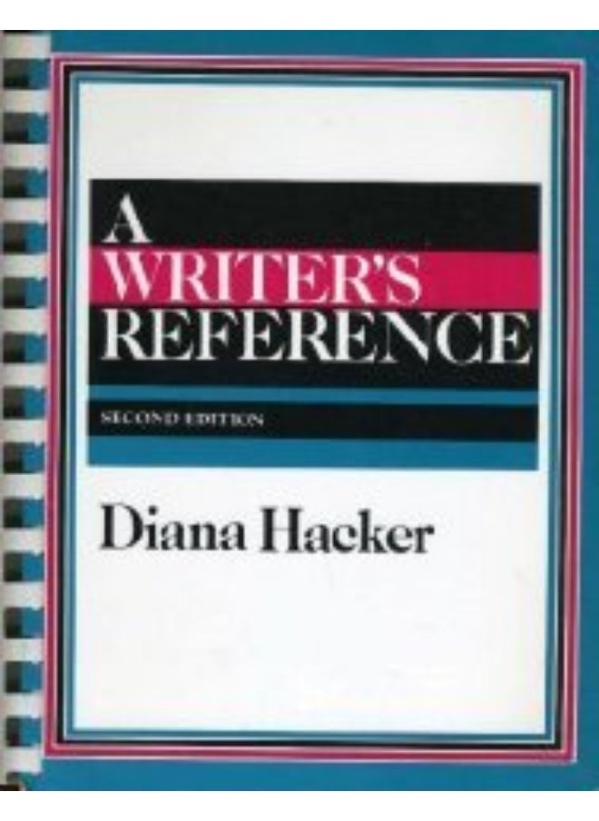 A Writer's Reference 