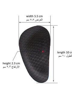 ماركة غير محددة بطانة مقوسة للأحذية لأصحاب الفلات فوت (القدم المسطحة)، تخفيف آلام الكاحل والقدم أثناء المشي. متوفرة بحزمتين (2 قطعتين و 4 قطع)  - Image 4