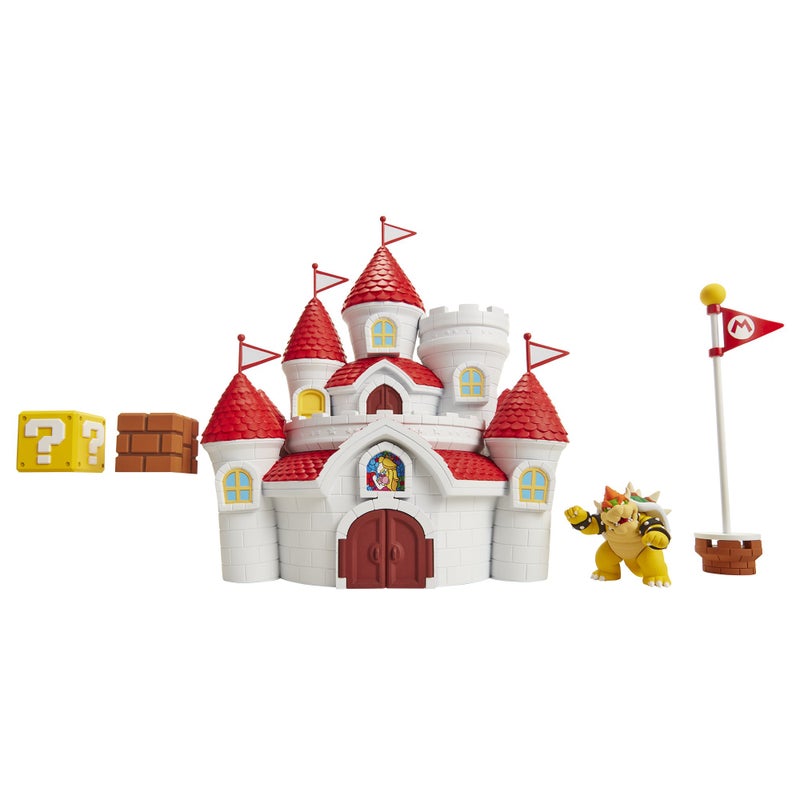 Nintendo Super Mario Mushroom Kingdom Castle Playset with Exclusive 2.5” Bowser Figure - Image 3
