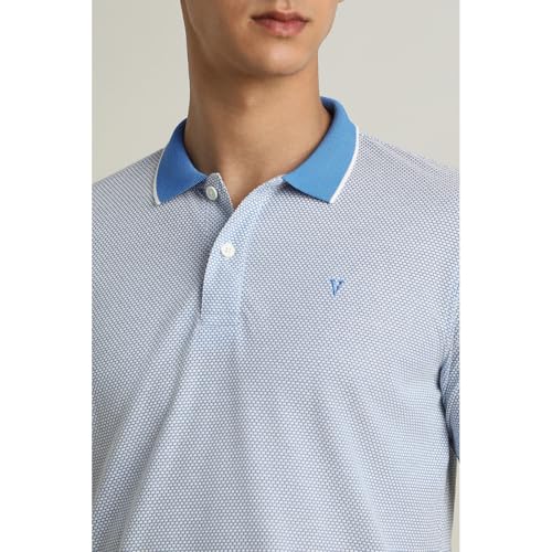 Van Heusen_Mens__T Shirts_(VSKPURGPT72350_Blue_2XL) - Image 5