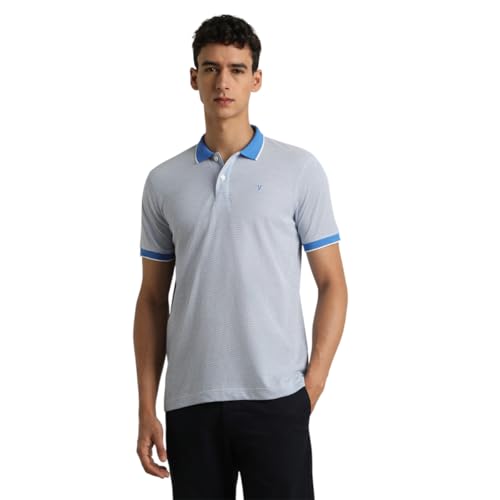 Van Heusen_Mens__T Shirts_(VSKPURGPT72350_Blue_2XL) - Image 1