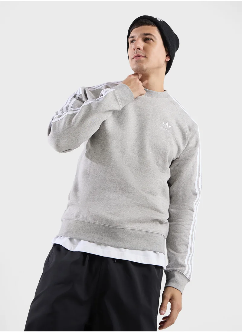 اديداس اوريجينالز Classic 3 Stripe Sweatshirt