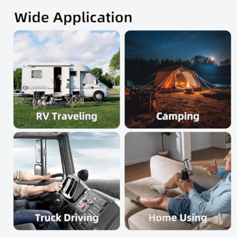 كابل بديل 3 في 1 لـ Starlink Mini USB-C، قابس DC ولاعة سجائر 12-24 فولت، كابل إمداد طاقة بطول 16.4 قدم مع حشية مقاومة للماء، متوافق مع ملحقات Starlink Mini للمركبات الترفيهية والتخييم والشاحنات - Image 5