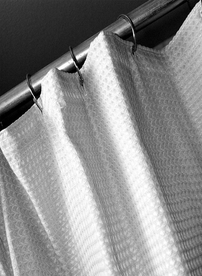 kulusion 36pcs Shower Curtain Rings, Rust-Resistant Metal Round Shower Hooks for Bathroom Rod Curtains, Changing Room, Windows, Home Decoration, Movable Clasp (Black) - Image 4