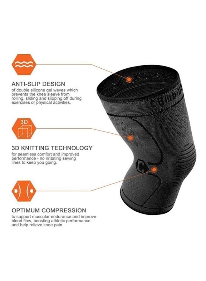 XiuWoo Knee Compression Sleeve Support Pair 0.2 kg 0.2kg - Image 3