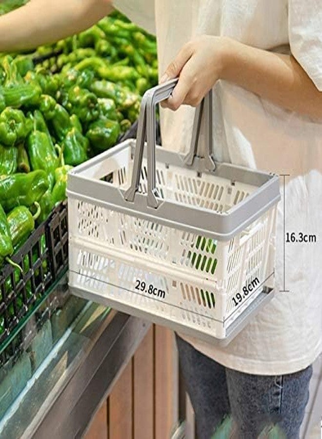 LUCKYMORDEN Multipurpose Collapsible Storage Crates, Stackable, Foldable, 30 x 20 x 15 cm - Image 2