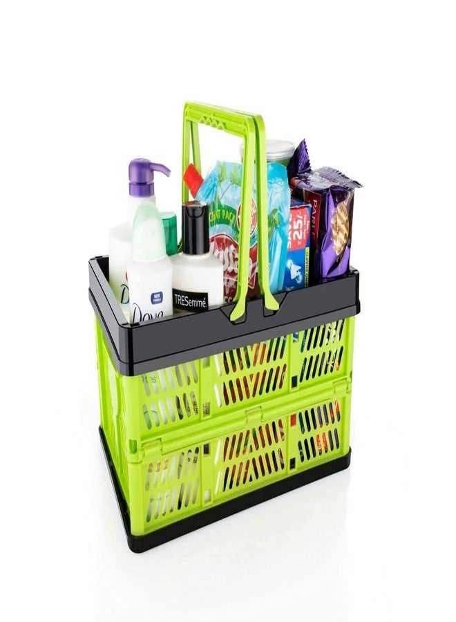 LUCKYMORDEN Multipurpose Collapsible Storage Crates, Stackable, Foldable, 30 x 20 x 15 cm - Image 1