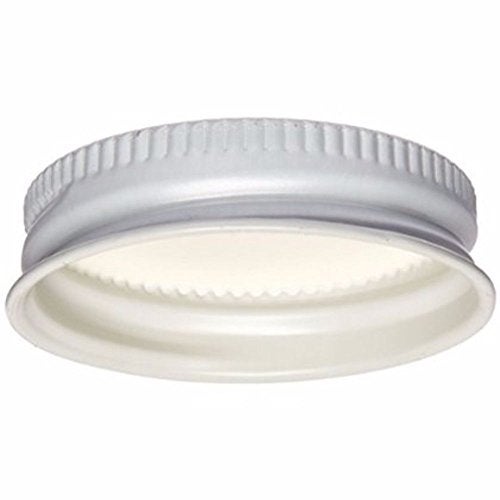Home Brew Stuff 75012WT White Metal Growler Caps 38mm Fits Most 1/2 and 1 Gallon Jugs (12) - Image 2
