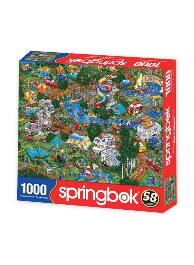 Springbok لعبة تركيب الصور المقطوعة S 1000 قطعة من Camping World صنع في الولايات المتحدة الأمريكية - Image 3
