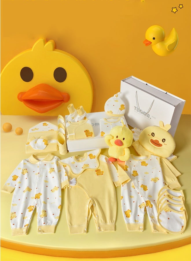 Beauenty 19PCS Newborn Baby Gift Set, Newborn Layette Gift Set for Boys and Girls, Babies Essential Clothes Accessories with Baby Blanket - Image 3