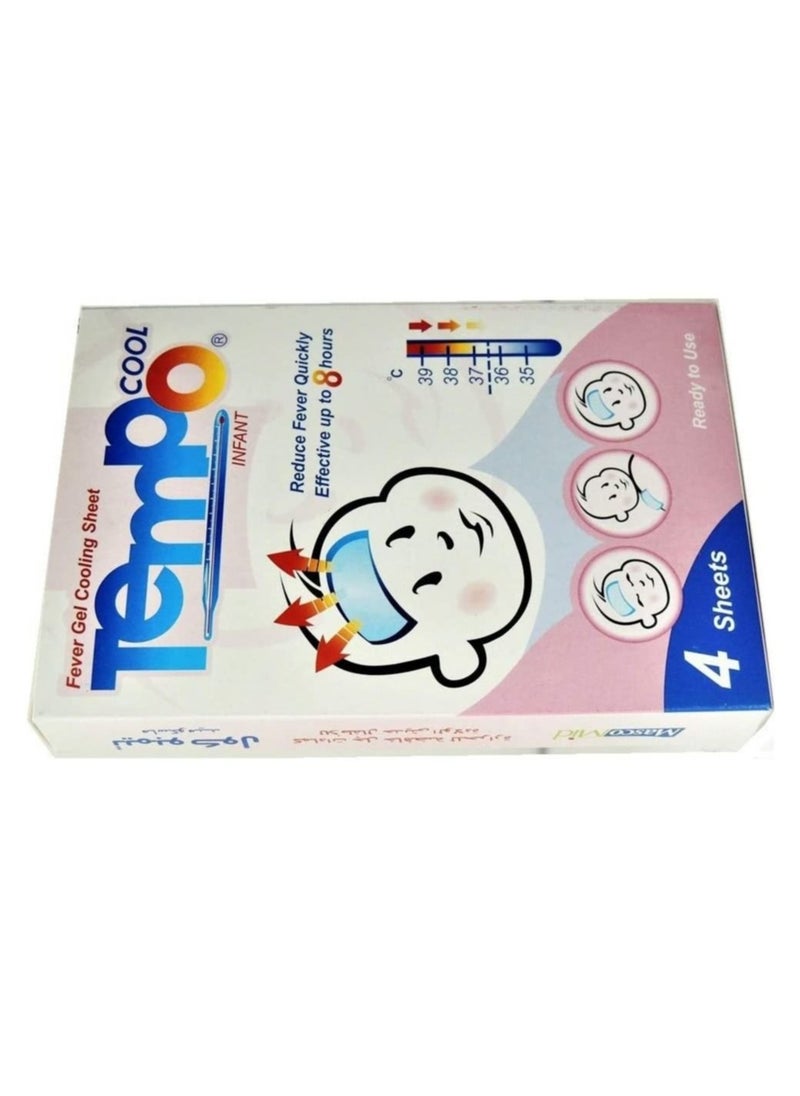 TEMPO Anti-Fever Cooling Sheets (4 Pieces)  - Image 2