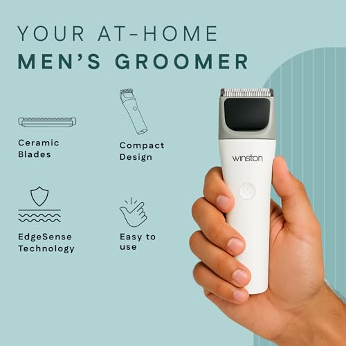 Winston Nut Groomer 1.0 Lite Rechargeable Waterproof Body and Ball Trimmer with Unique Dial Guide for 7 Length Settings & No Cut Ceramic Blade Suitable for Body, Private Part, Pubic Hair Shaving - Image 3