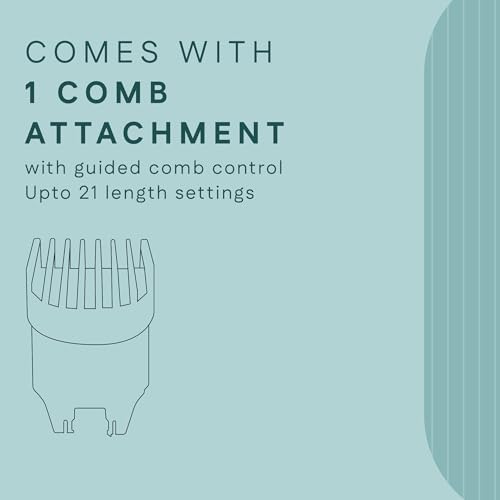 Winston Nut Groomer 1.0 Lite Rechargeable Waterproof Body and Ball Trimmer with Unique Dial Guide for 7 Length Settings & No Cut Ceramic Blade Suitable for Body, Private Part, Pubic Hair Shaving - Image 4