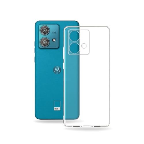 Plus Clear Transparent Back Case Cover for Motorola Moto Edge 40 Neo 5G | Full Device Protection | Shockproof TPU | Flexible Silicone Back Cover Case – Transparent - Image 3
