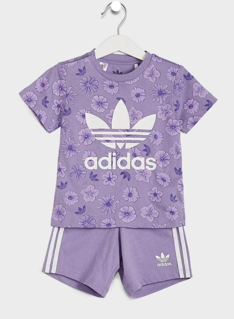 adidas Originals Infant Floral Set