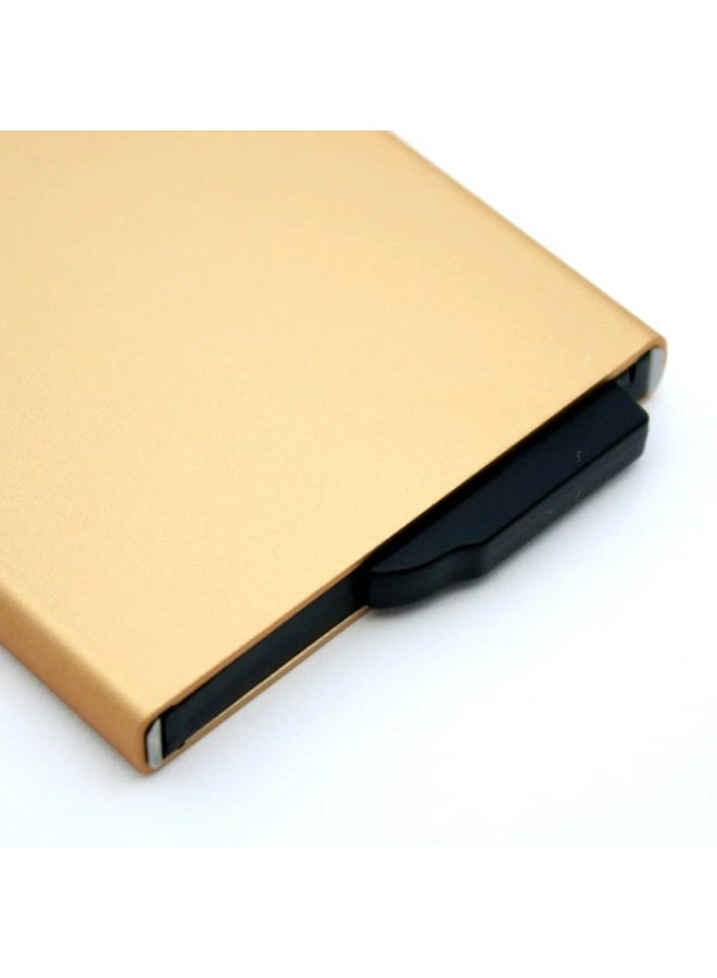 زوبا حافظة كروت معدنية نحيفة – محفظة بطاقات RFID من الألومنيوم للرجال والنساء - Image 3