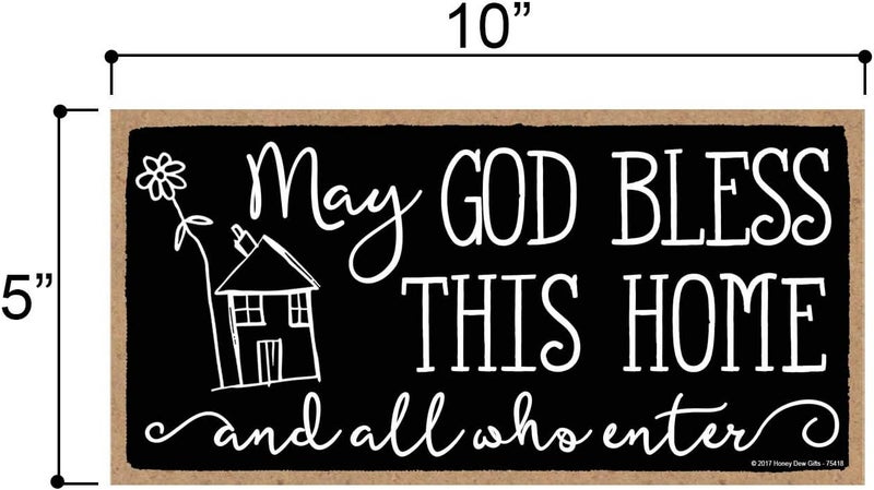 BPA بارك الله في هذا المنزل لافتة خشبية زخرفية - Image 3