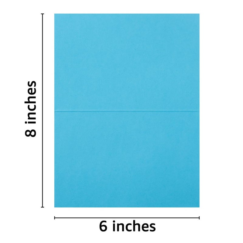 Toperd 50 Pack Blank Cards Folded Cardstock Thank You Blank Greeting Cards for Invitations, Wedding, Greeting Cards, All Occasion DIY (Multicolor, 4x6) - Image 2