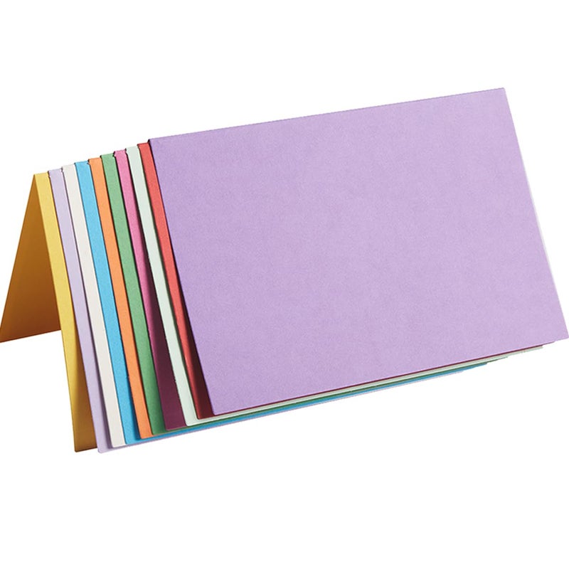 Toperd 50 Pack Blank Cards Folded Cardstock Thank You Blank Greeting Cards for Invitations, Wedding, Greeting Cards, All Occasion DIY (Multicolor, 4x6) - Image 1