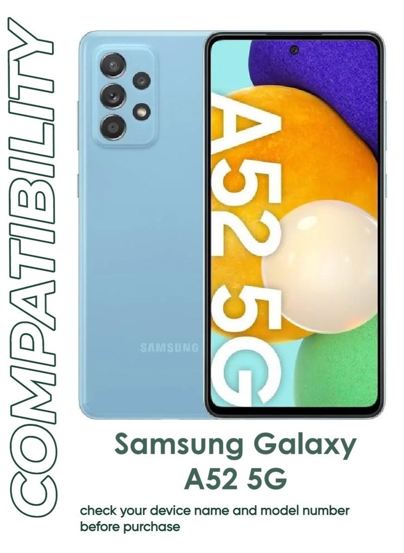ACLIX 5 Pieces Antistatic ESD Dustproof Premium Quality High Definition Tempered Glass Screen Protector Designed For Samsung Galaxy A52 5G - Image 3