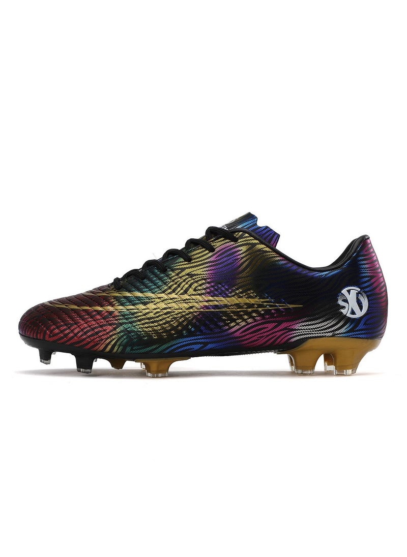 SKY WING Men's Soccer Shoes Cleats Professional Low-Top Breathable Athletic Football Spikes Boots Outdoor Indoor Sneakers - Image 2