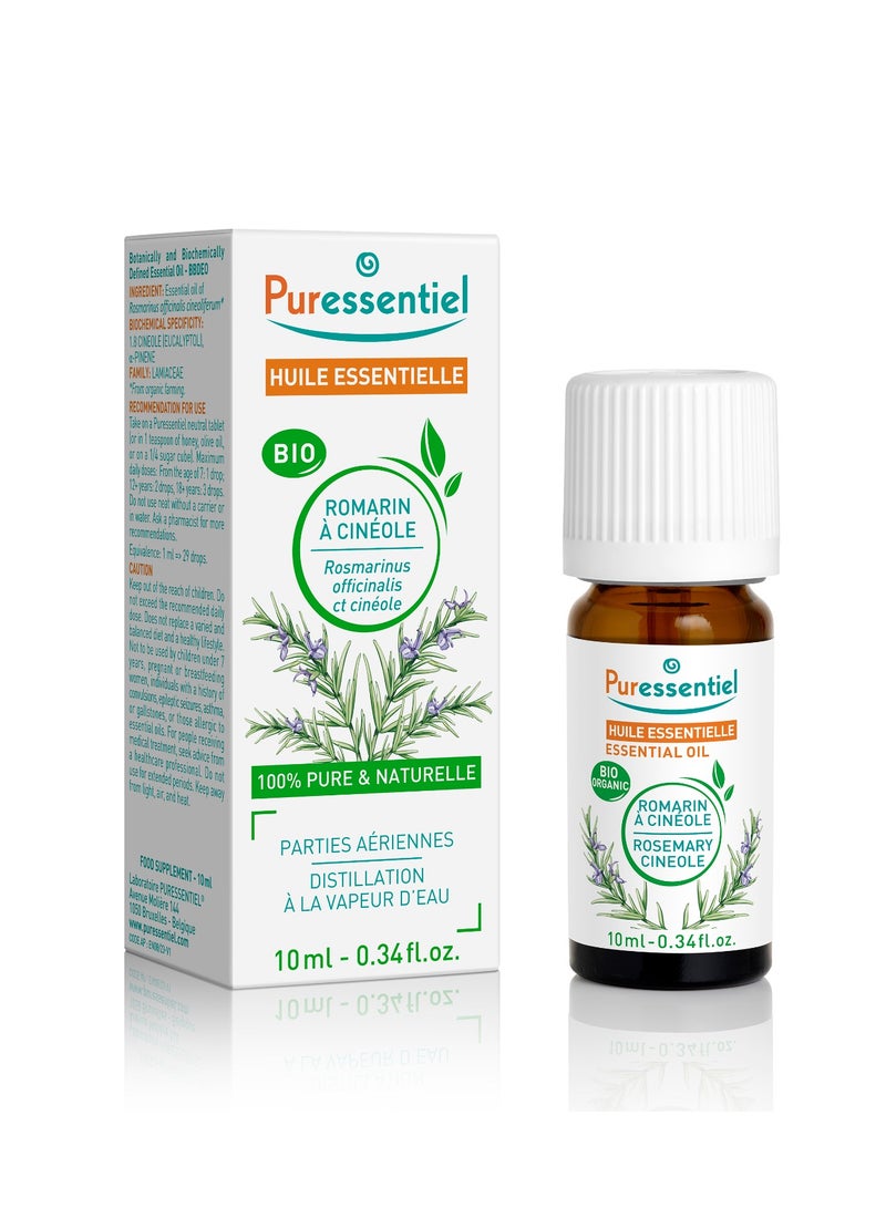 Puressentiel Organic Essential Oil Cineole Rosemary 10ml