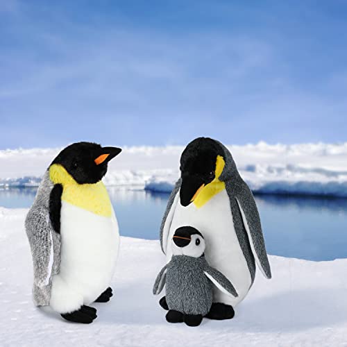 AULUDA Penguin Plush Toy, 10" Stuffed Animal Small Plushie Doll, Soft Fluffy Like Real Penguin Hugging Toy - Present for Every Age & Occasion - Image 2