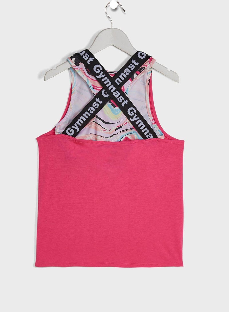 Justice Kids Printed Vest - Image 2