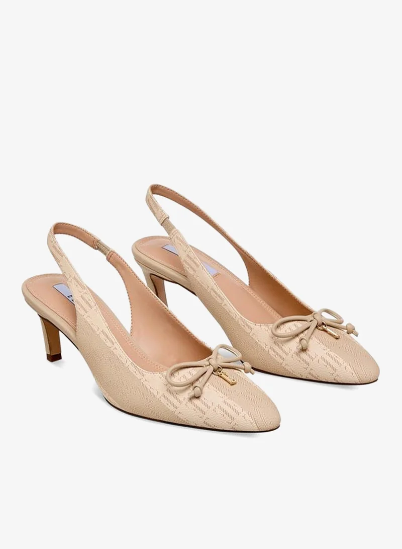 ELLE Women Kitten Heel Slingback Shoes