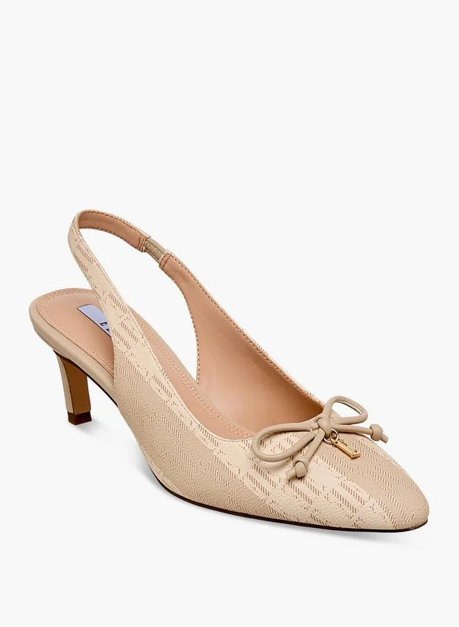 ELLE Women Kitten Heel Slingback Shoes