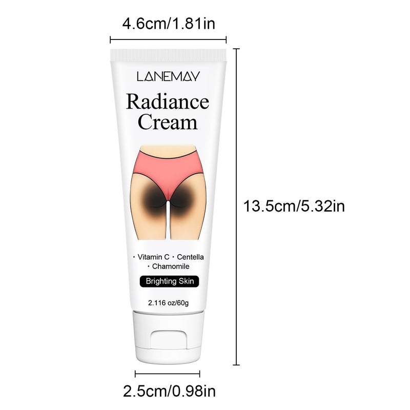 LANEMAY Underarm & Buttock Brightening Cream (Contains Vitamin C, Centella Asiatica, and Chamomile) 60g - Image 5