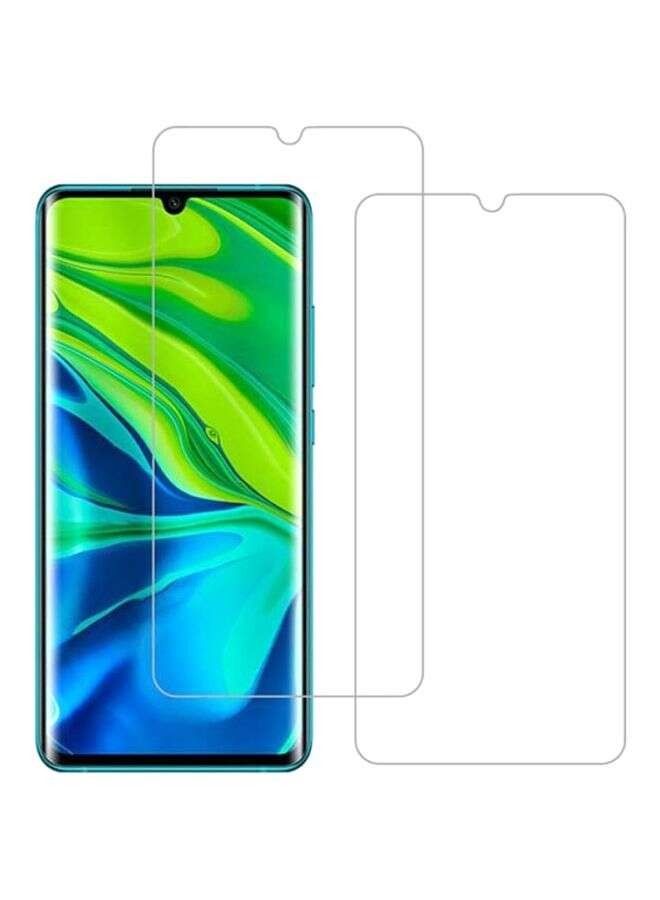 BORTONY Pack Of 2 Tempered Glass Screen Protector For Xiaomi Mi Note 10 Pro Clear - Image 1