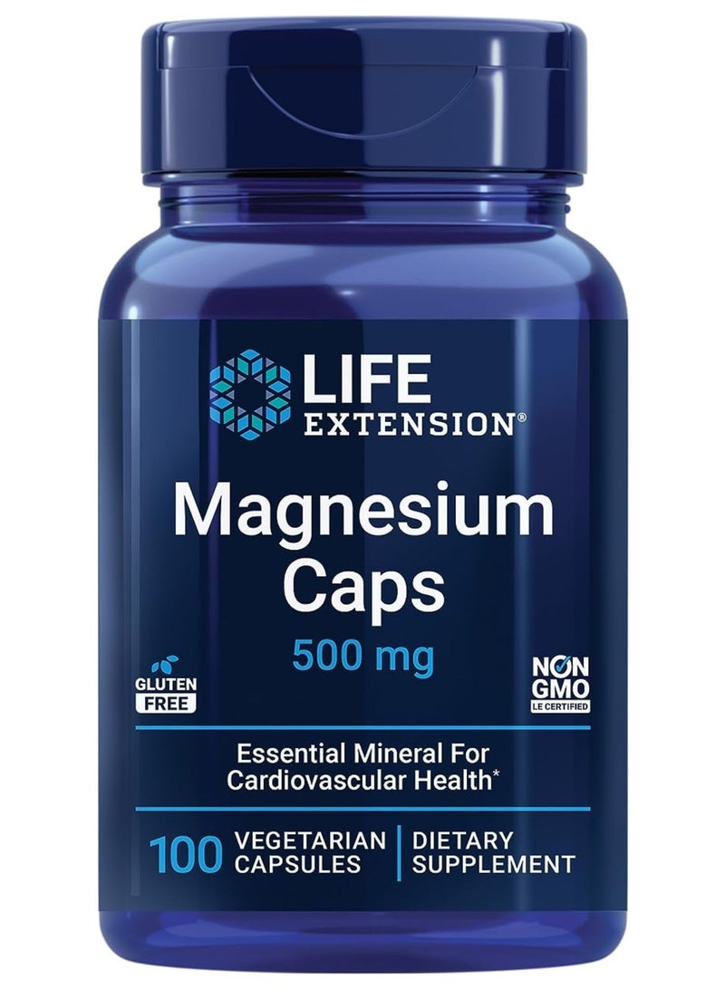 Life Extension Potassium with Extend - Release Magnesium for Heart, Bone, Brain & Muscle Support, Gluten-Free  – 100 Vegetarian Capsules - Image 1