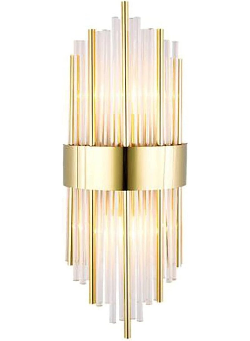 AFN Luxury Crystal Wall Light with Modern Vertical Rod Design, Decorative LED Wall Sconce for Living Room Bedroom Hallway Hotel | Wall Light, Modern Wall Light - Image 1