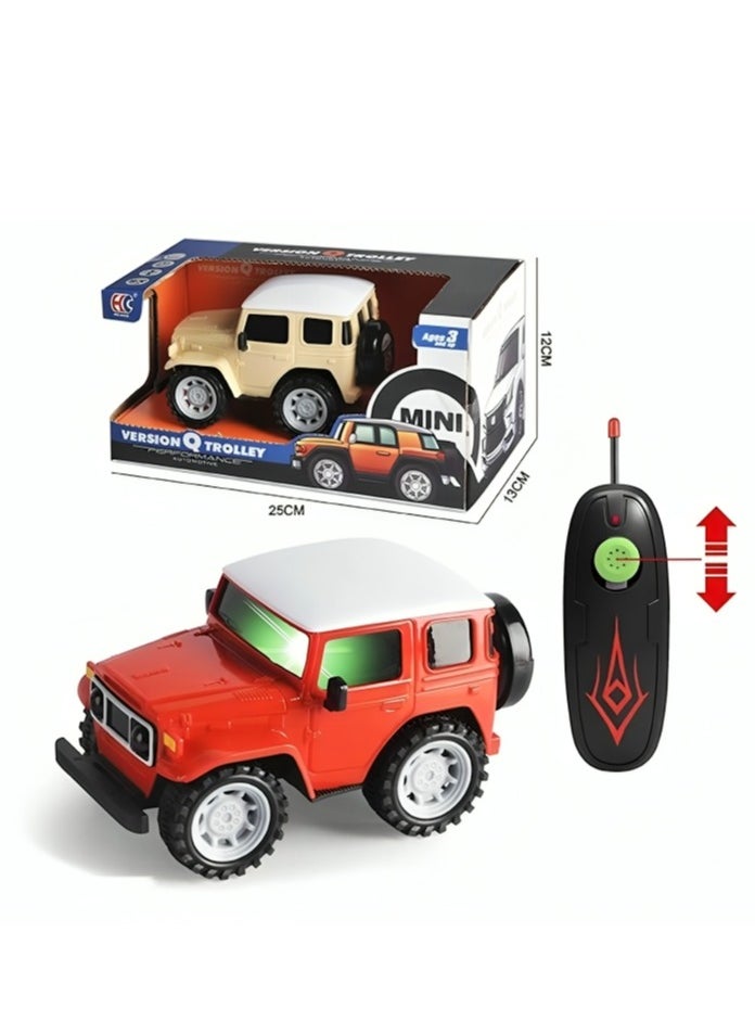 Rally RC Car Toy for Kids with Remote Control - Sound and Light, Multiple Shapes and Colors  - Image 2