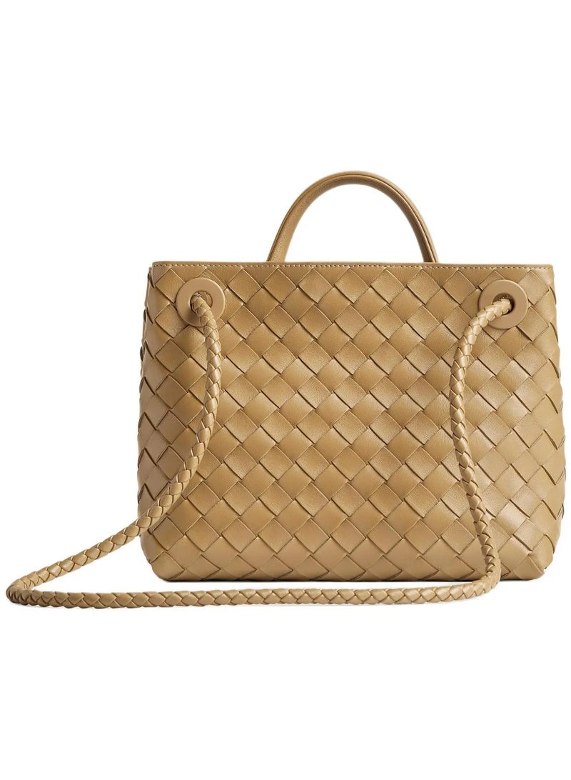 BOTTEGA VENETA Andiamo Top handle bag leather bag with signature knot detail and sliding cross-body strap. - Image 3