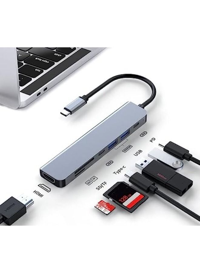 Earldom Original Earldom W18 Type C To 3*USB + HDMI+3D/TF Port Hub - Image 2