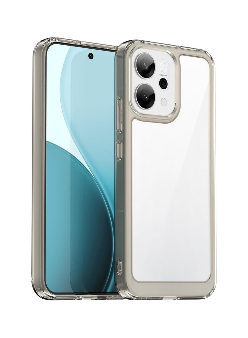 general Case Compatible OPPO Reno14 F, Colourful hard acrylic transparent back cover Soft TPU edges Thickened drop-proof and shock-proof case Suitable for OPPO Reno 14F