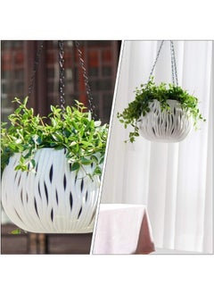 Generic Flowerpot Hanging Planter Hanging Pot Hanging Plant Pot Ceiling Hanging Pot Home Pot Plastic Pot Hanging Succulents Vase Plant Hanger  - Image 4