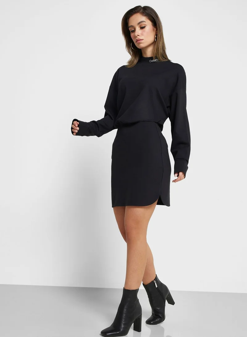 Calvin Klein Jeans Logo Knitted Dress